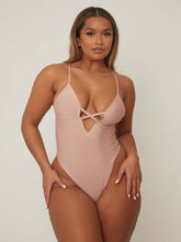Perrie Bodysuit : Rose mauve
